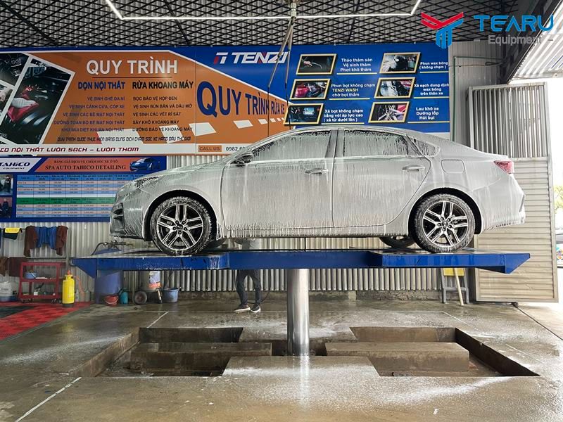 chi phí mở tiệm rửa xe ô tô